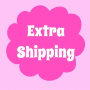 Extra shipping label for over 5 lbs!